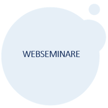 Blauer Farbklecks: Webseminare