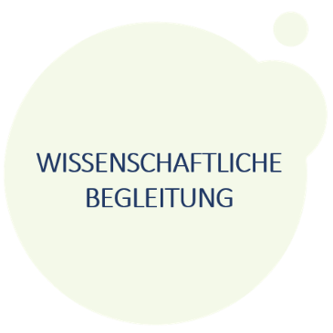 Grüner Farbklecks: Wissenschaftliche Begleitung