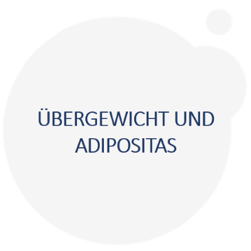 Grauer Farbklecks: Übergewicht und Adipositas